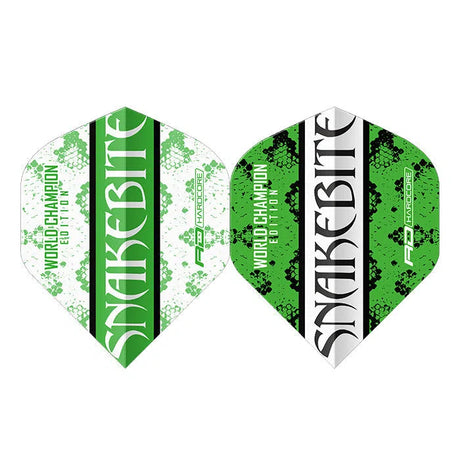 Red Dragon Peter Wright Green & White Yin Yang Flights