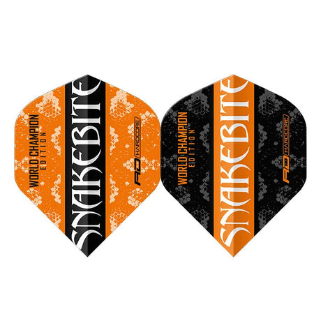 Red Dragon Peter Wright Orange & Black Yin Yang Flights