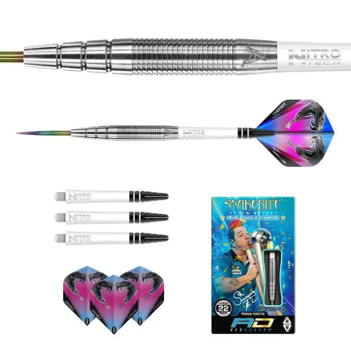Red Dragon Peter Wright PL15 90% Steel Tip Darts – Premier Darts
