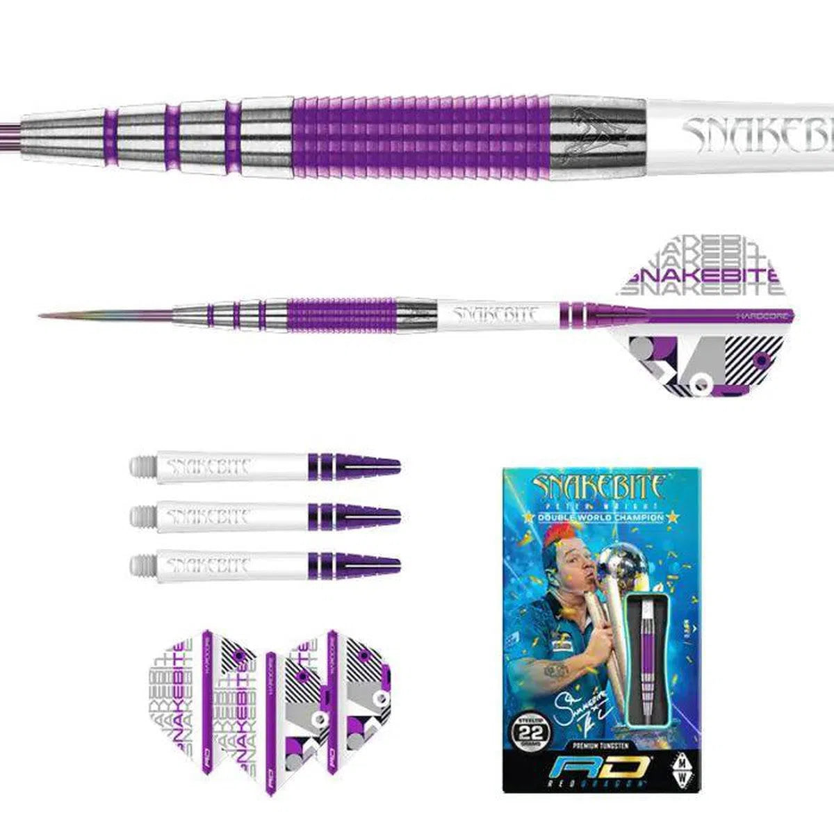 Red Dragon Peter Wright PL15 Medusa 90%Steel Tip Darts – Premier Darts Red Dragon Peter Wright PL15 Medusa 90%Steel Tip Darts – Premier Darts