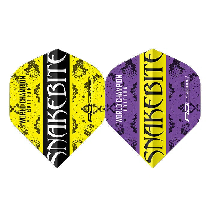 Red Dragon Peter Wright Purple & Yellow Yin Yang Flights