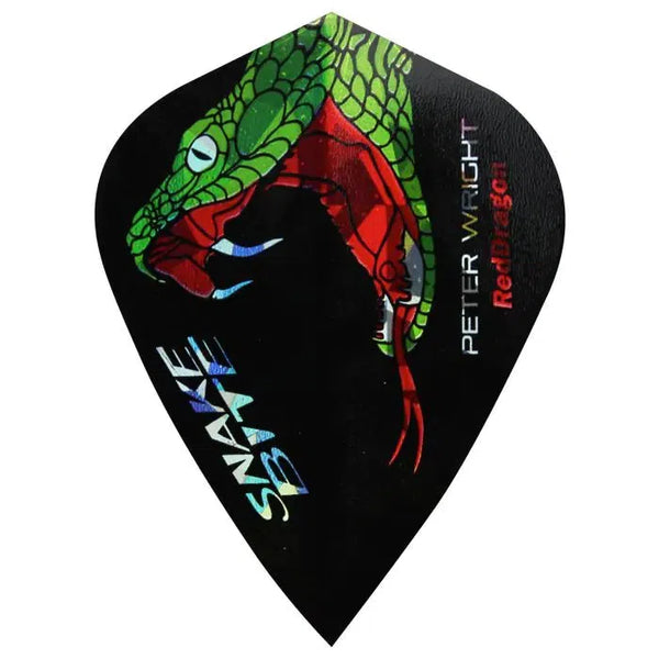 Red Dragon Peter Wright Snakebite Holographic Kite Flights-1-Premier Darts