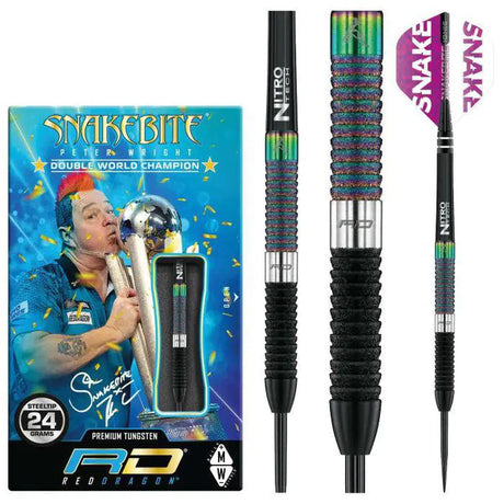 Red Dragon Peter Wright World Champion Diamond Fusion 90% Tungsten Steel Tip Darts