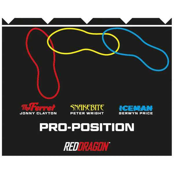 Red Dragon Pro Position Dart Mat-1-Premier Darts