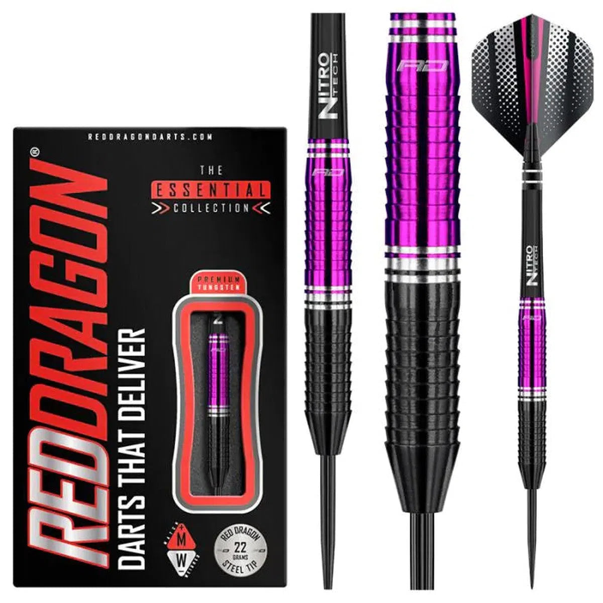 Red Dragon Razer Edge ZX1 85% Tungsten Steel Tip Darts – Premier Darts