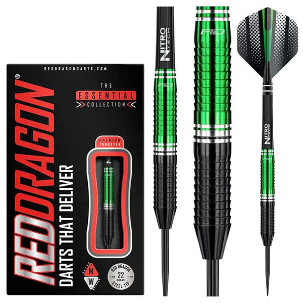 Red Dragon Razer Edge ZX-2 85% Tungsten Steel Tip Darts-1-22 GRAM-Premier Darts