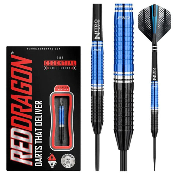 Red Dragon Razer Edge ZX-3 85% Tungsten Steel Tip Darts-1-22 GRAM-Premier Darts