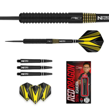 Red Dragon Seiya Asakura 90% Tungsten Steel Tip Darts