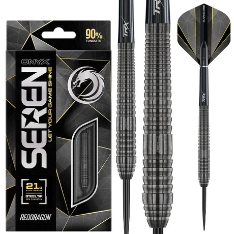 Red Dragon Seren 2 Onyx 90% Tungsten Steel Tip Darts