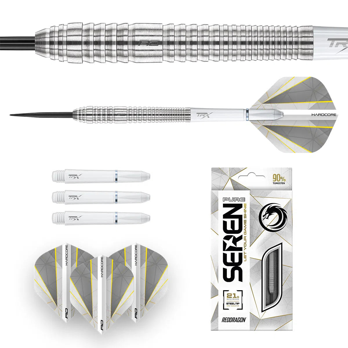Red Dragon Seren 2 Pure 90% Tungsten Steel Tip Darts