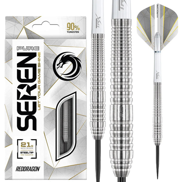 Red Dragon Seren 2 Pure 90% Tungsten Steel Tip Darts-1-21 GRAM-Premier Darts