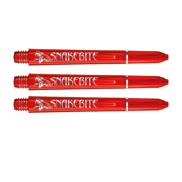 Red Dragon Snakebite Signature Shafts-3-Red-Medium-Premier Darts