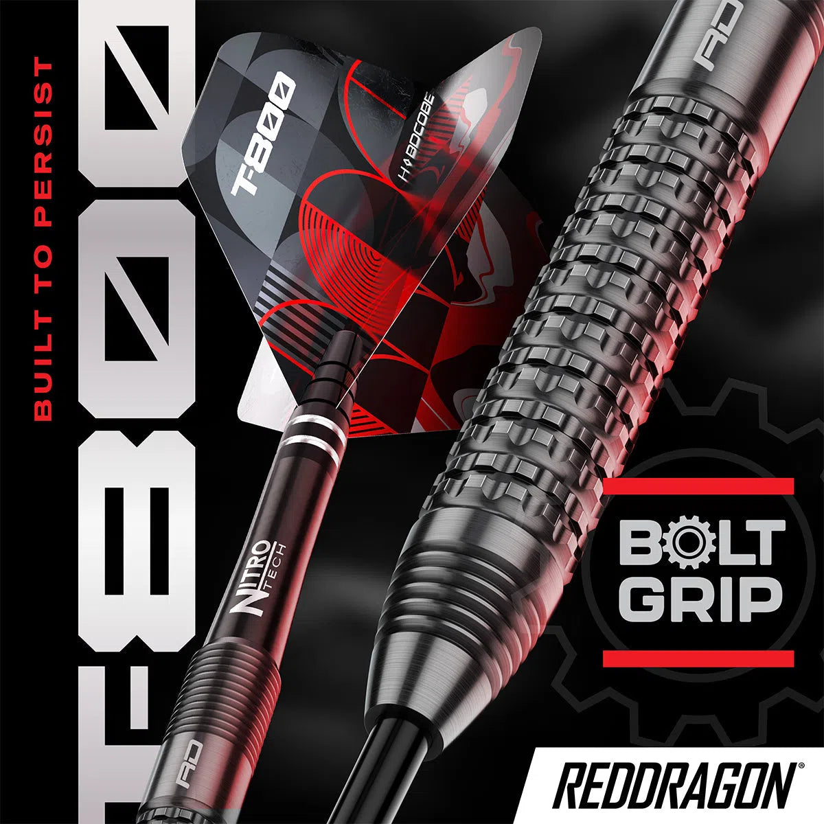 Red Dragon T-800 90% Tungsten Steel Tip Darts