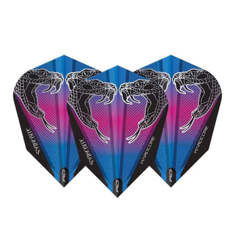 Red Dragon V-Standard Snake Black Transparent Flights