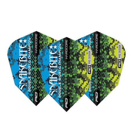 Red Dragon V-Standard Snakebite Multi Snakeskin Flights