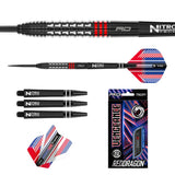 Red Dragon Vengeance Red 90% Tungsten Steel Tip Darts