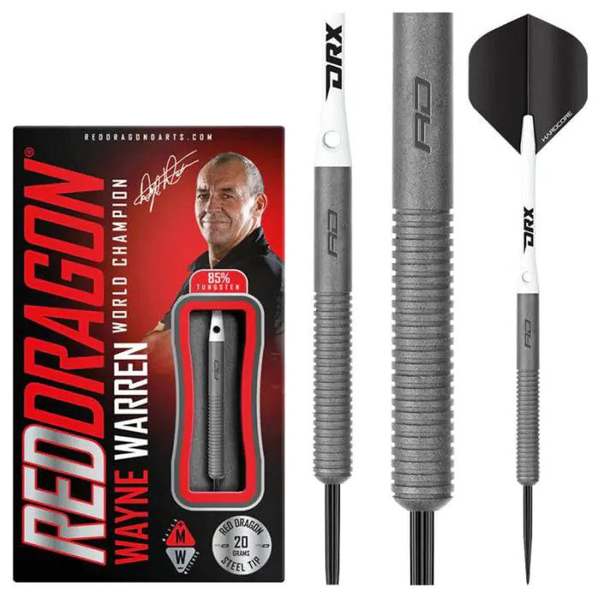 Red Dragon Wayne Warren 85% Tungsten Steel Tip Darts