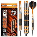 Red Dragon Amberjack 11 90% Tungsten Steel Tip Darts-1-30 GRAM-Premier Darts