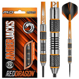 Red Dragon Amberjack 5 90% Tungsten Steel Tip Darts-1-22 GRAM-Premier Darts
