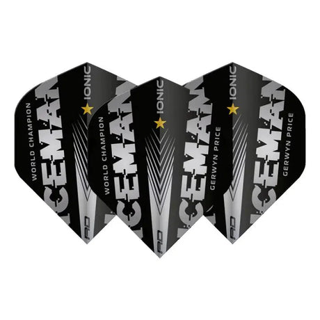 Red Dragon Hardcore Ionic Gerwyn Price World Champion Silver Standard Flights