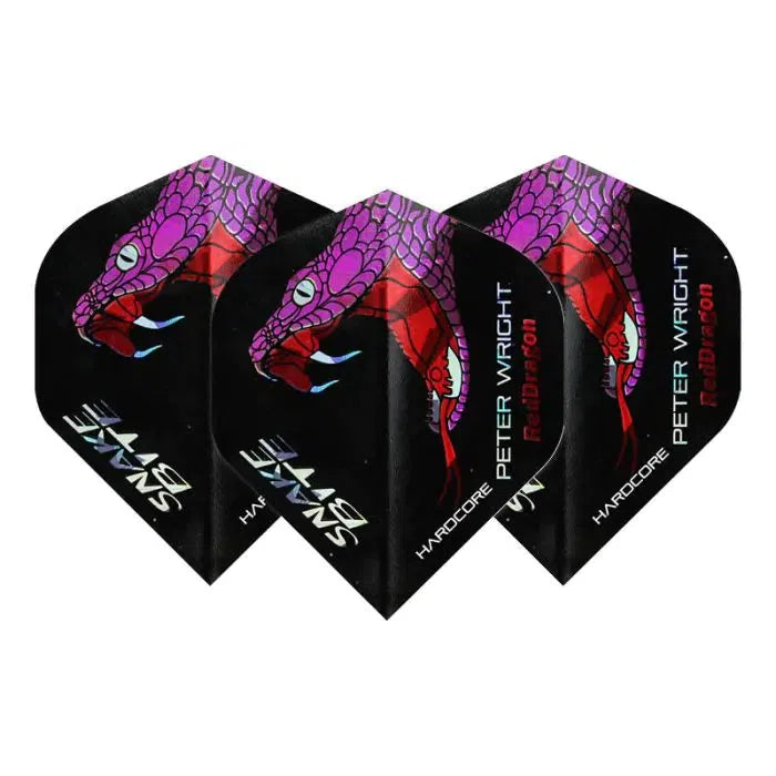 Red Dragon Hardcore Peter Wright Snakebite Holographic Flights