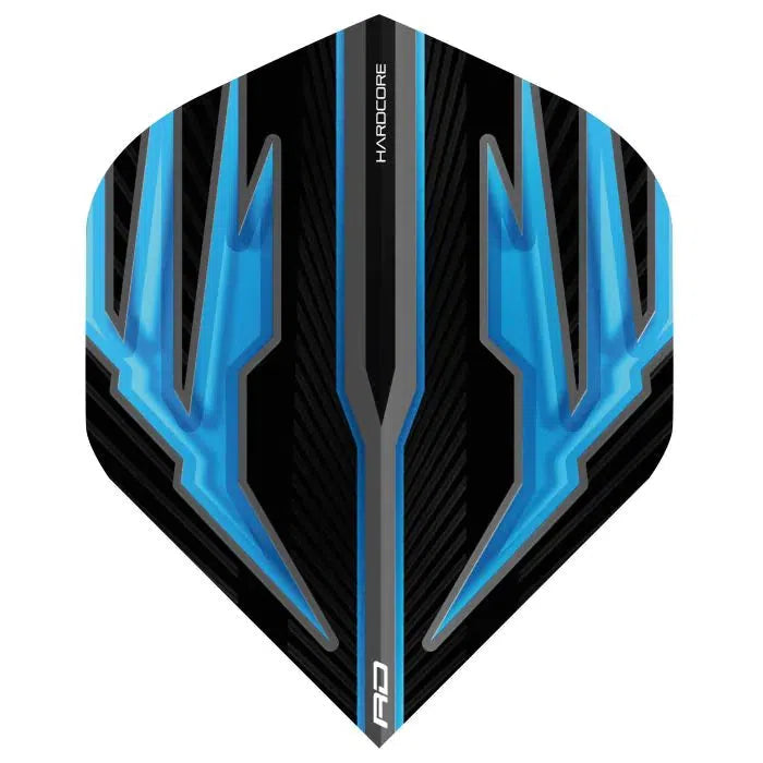 Red Dragon Hardcore Radical Black and Blue Standard Flights