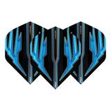 Red Dragon Hardcore Radical Black and Blue Standard Flights