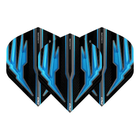 Red Dragon Hardcore Radical Black and Blue Standard Flights