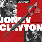 Red Dragon Jonny Clayton Core Brass Steel Tip Darts-2-21 GRAM-Premier Darts