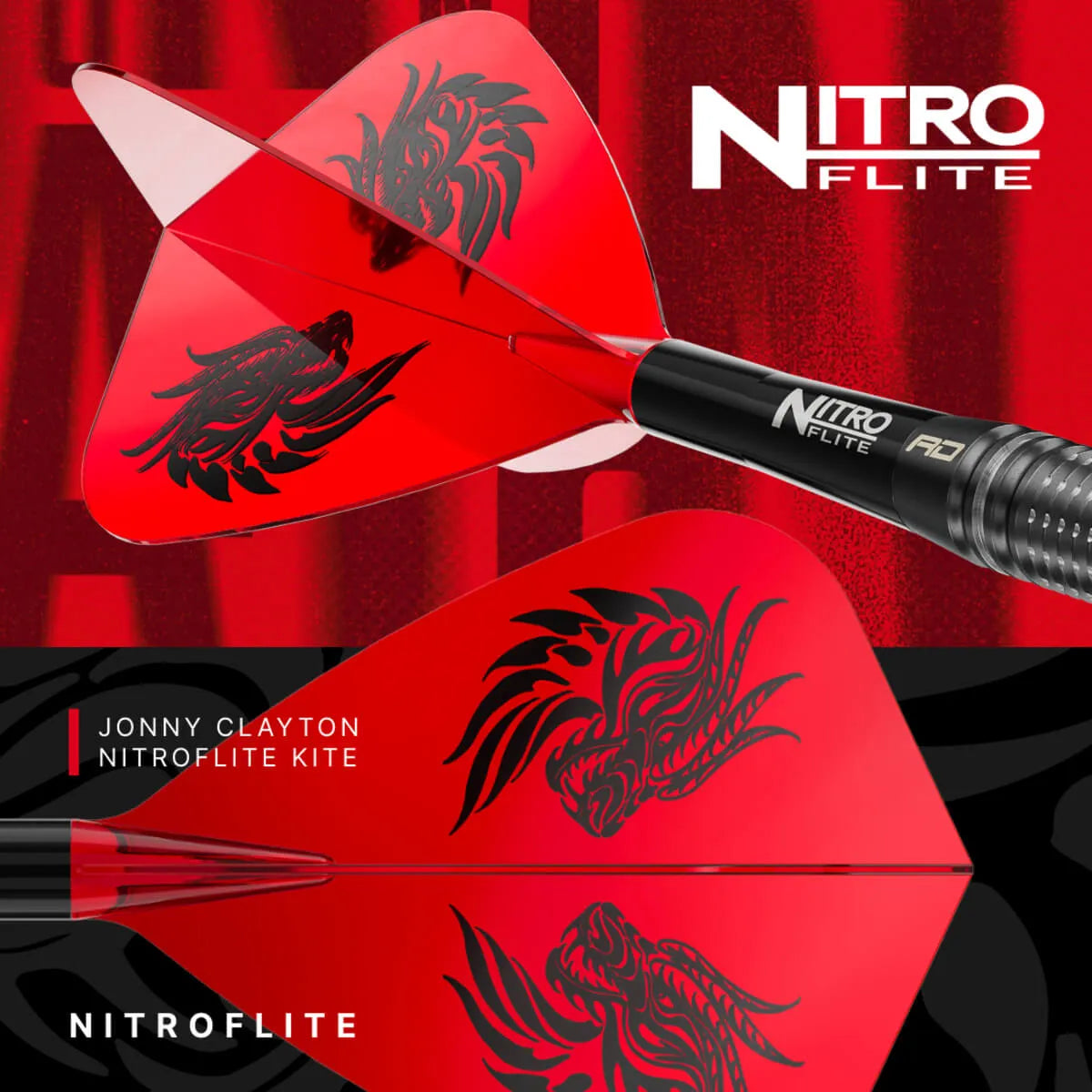 Red Dragon Jonny Clayton RD-PRO SP 90% Tungsten Steel Tip Darts-5-22 GRAM-Premier Darts