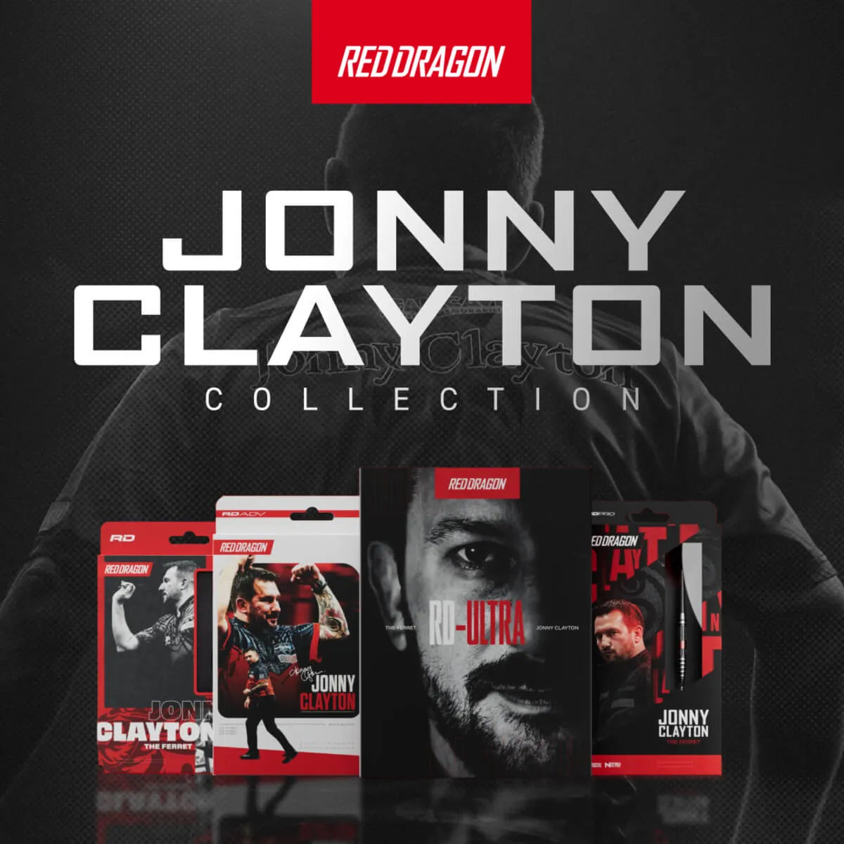Red Dragon Jonny Clayton RD-PRO SP 90% Tungsten Steel Tip Darts-10-22 GRAM-Premier Darts