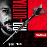 Red Dragon Jonny Clayton RD-ULTRA SP 90% Tungsten Steel Tip Darts-2-22 GRAM-Premier Darts