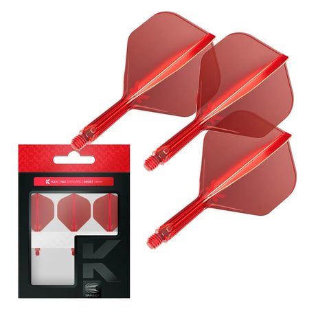 Target Darts K-Flex Flight System No2-29-Red-Short-Premier Darts