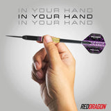 Red Dragon Peter Wright World Champion Brass Steel Tip Darts-6-21 GRAM-Premier Darts