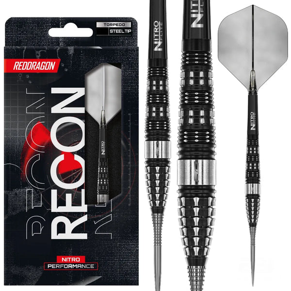 Red Dragon Recon - Torpedo 90% Tungsten Steel Tip Darts-1-23 GRAM-Premier Darts