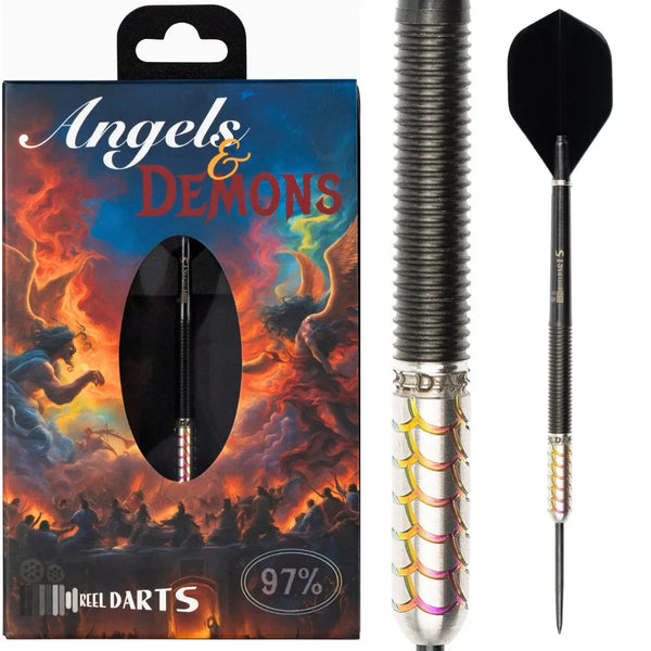 Reel Darts Angels & Demons 97% Tungsten Darts-1-23 GRAM-Premier Darts