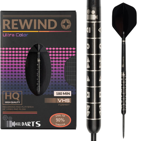 Reel Darts Rewind 90% Tungsten Darts-1-22 GRAM-Premier Darts