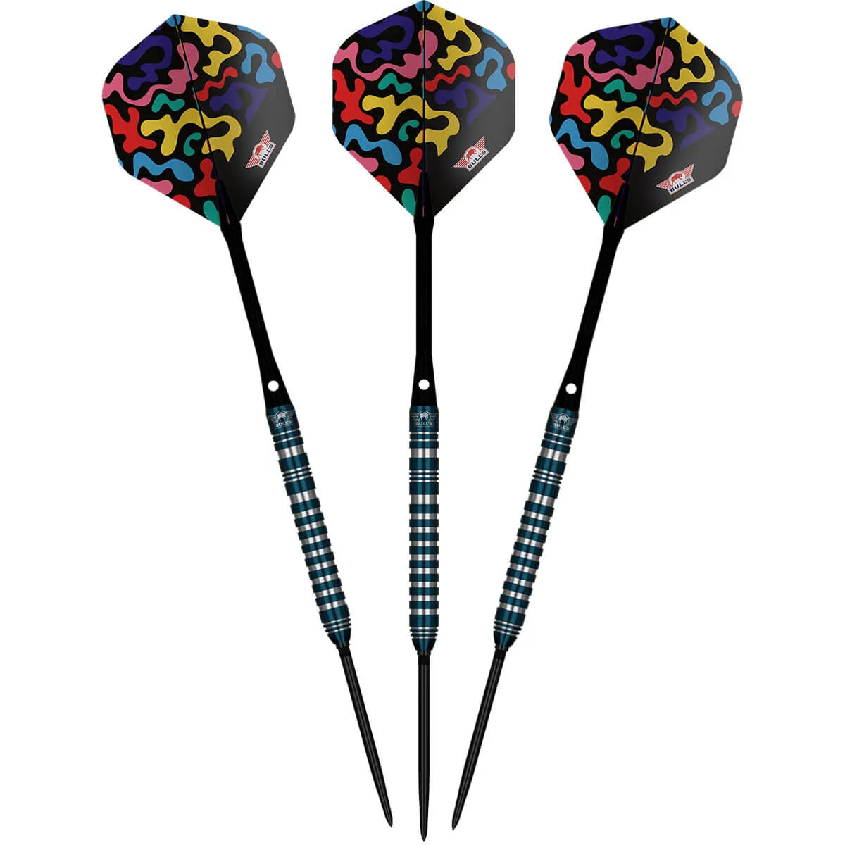 Bull's NL Ricky Evans Blue CP 80% Tungsten Steel Tip Darts-4-21 GRAM-Premier Darts