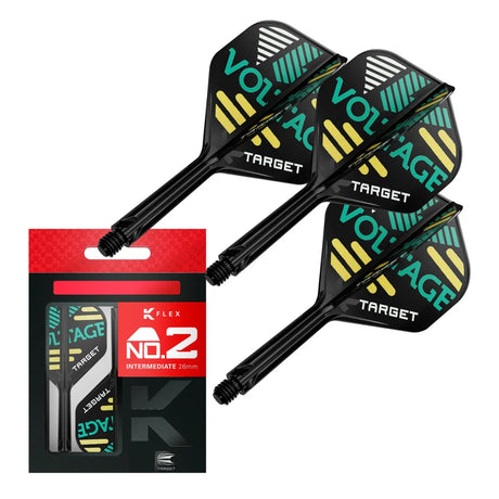 Target Darts Rob Cross K-Flex Flight System No2-10-Short-Premier Darts
