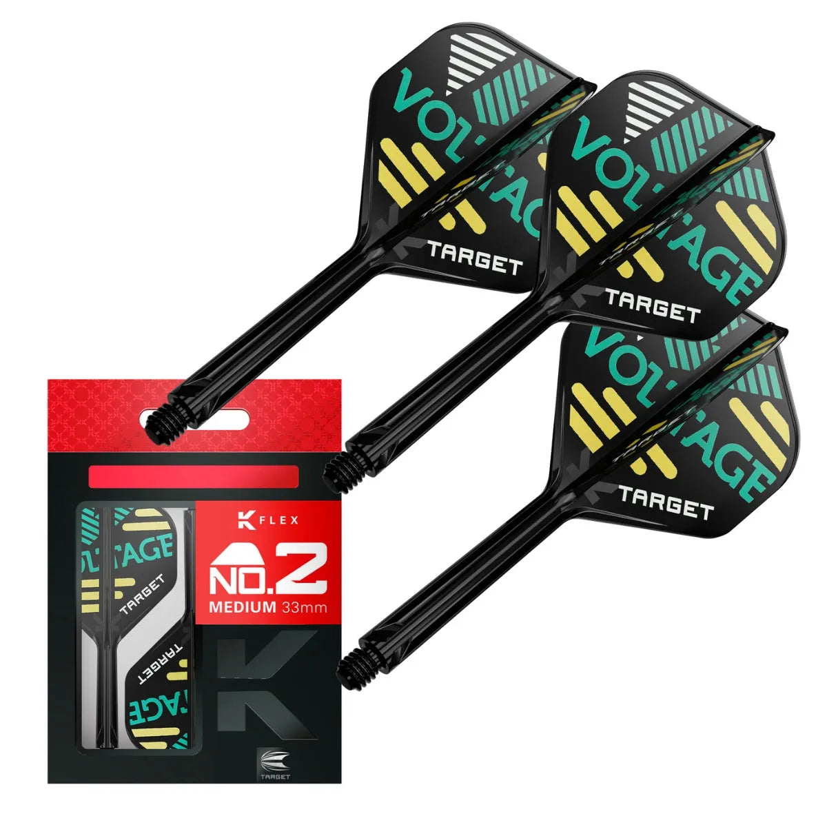 Target Darts Rob Cross K-Flex Flight System No2-12-Short-Premier Darts