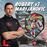 L-Style Darts L-Flight PRO L1 Robert Marijanovic V3 Black Flights-4-Premier Darts