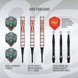 Shot Roman Empire Juno 90% Tungsten Soft Tip Darts-4-18 GRAM-Premier Darts