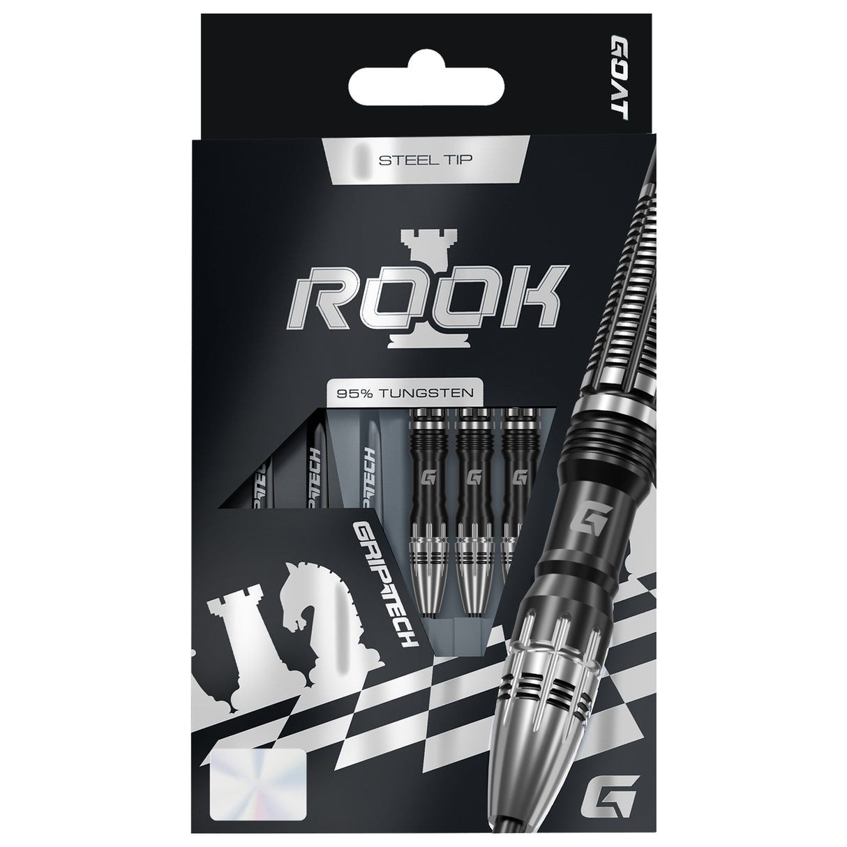 GOAT Rook 95% Tungsten Steel Tip Darts-Darts-7-Premier Darts