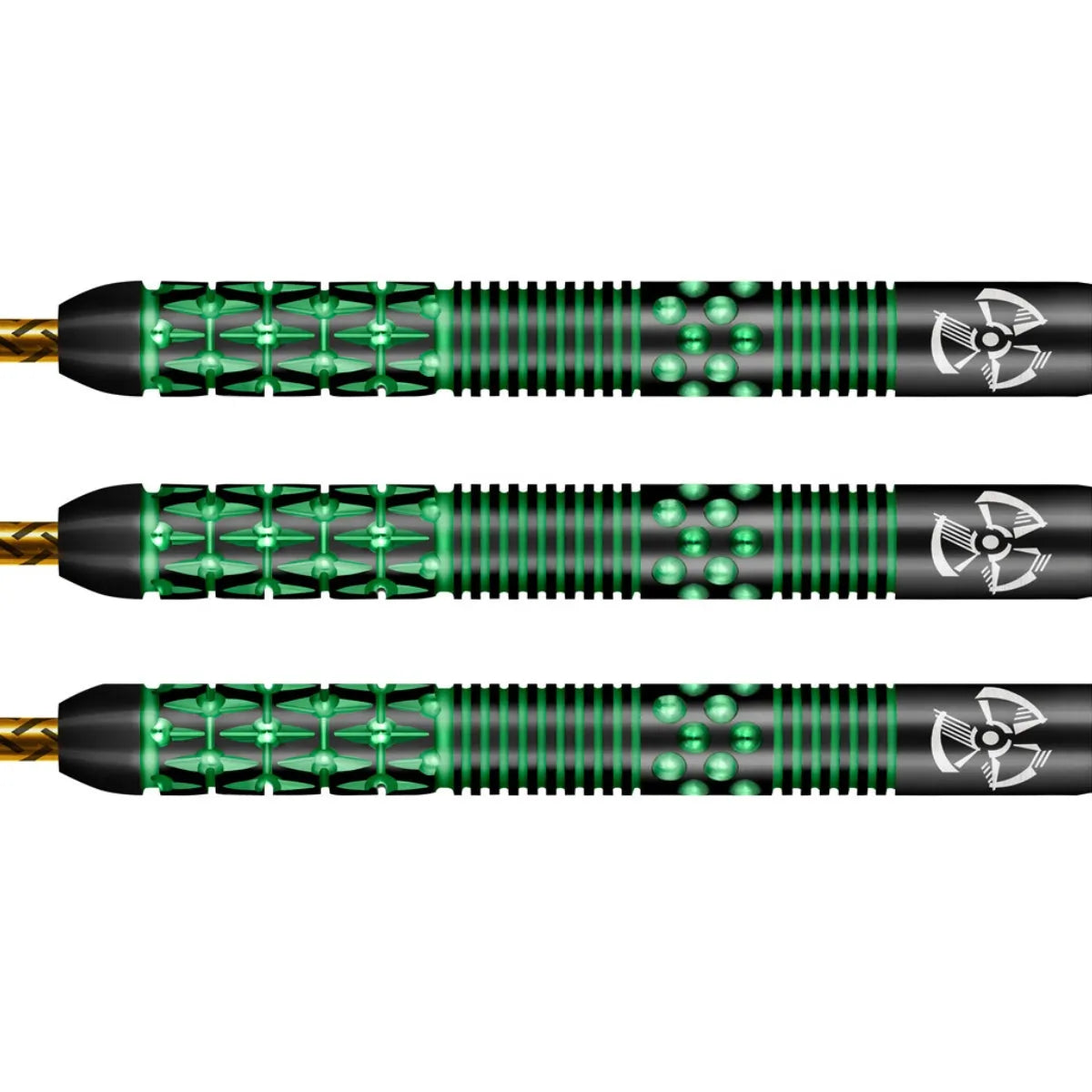 Shot Pro Series Stowe Buntz 2.0 Black 90% Tungsten Steel Tip Darts-3-23 GRAM-Premier Darts