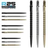 Mission R2.5 Rapid Dart Points - SC1-1-Black-30mm-Premier Darts