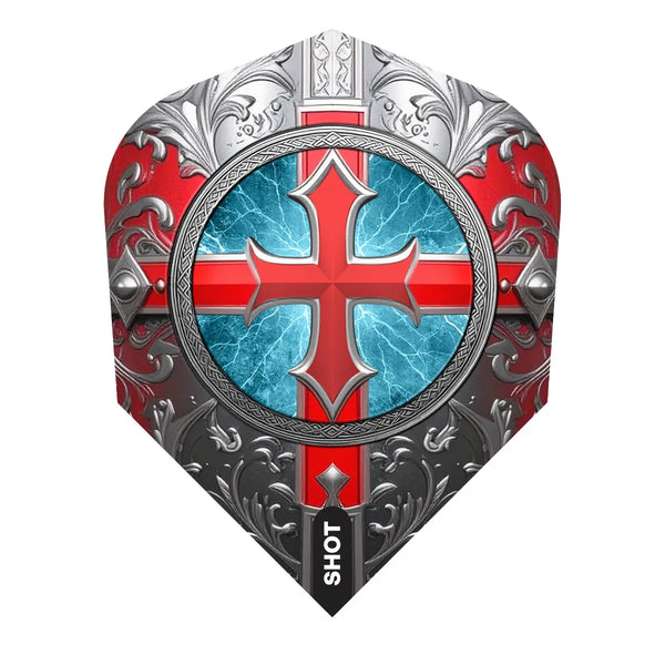 Shot Future Knights St George Small Standard Darts Flights-1-Premier Darts