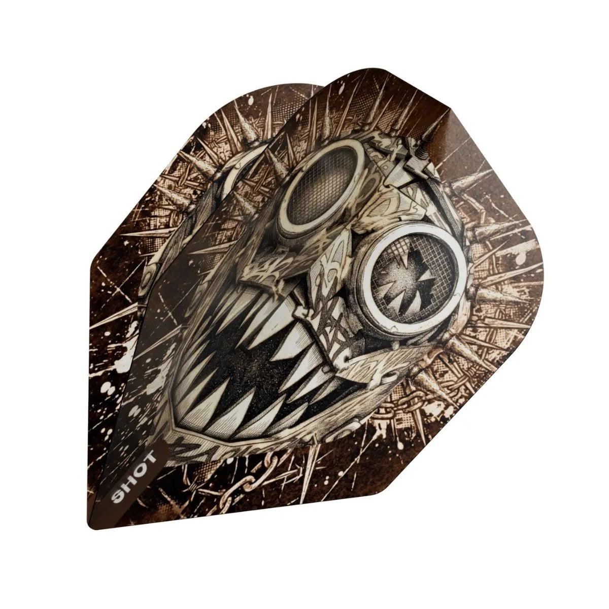 Shot Gnarly Gnasha Small Standard Dart Flights-2-Premier Darts