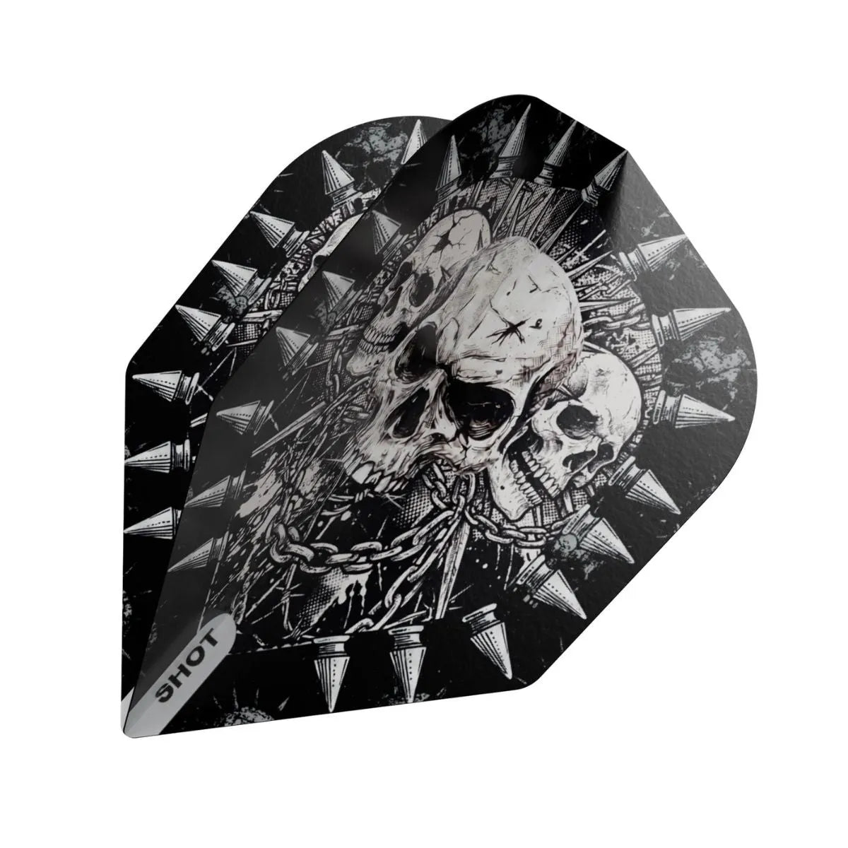 Shot Gnarly Skulls Small Standard Dart Flights-2-Premier Darts