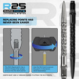 Mission R2.5 Rapid Dart Points - SG2-5-Black-30mm-Premier Darts