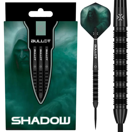Bullet Shadow 90% Tungsten Steel Tip Darts-1-22 GRAM-Premier Darts